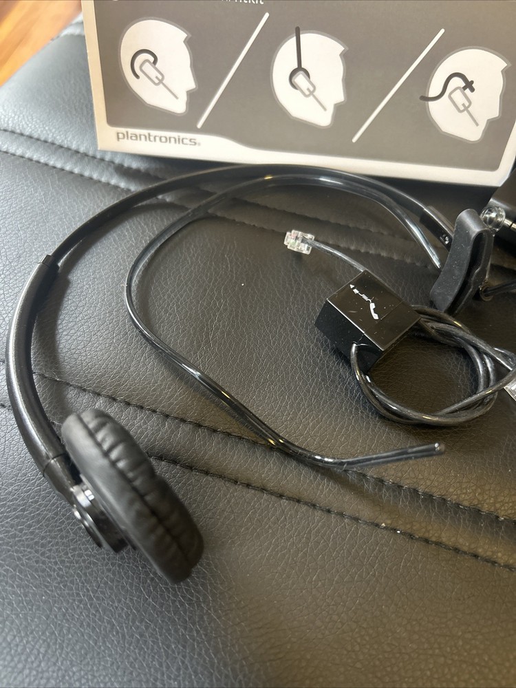 Plantronics Headset Multi Device Wireless System Savi 745 Untested Turns On
