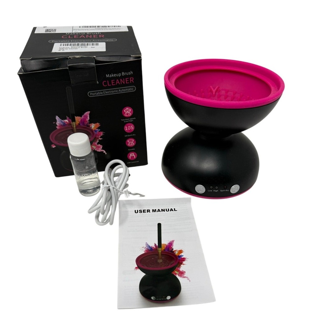 Electric Makeup Brush Cleaner Portable Automatic