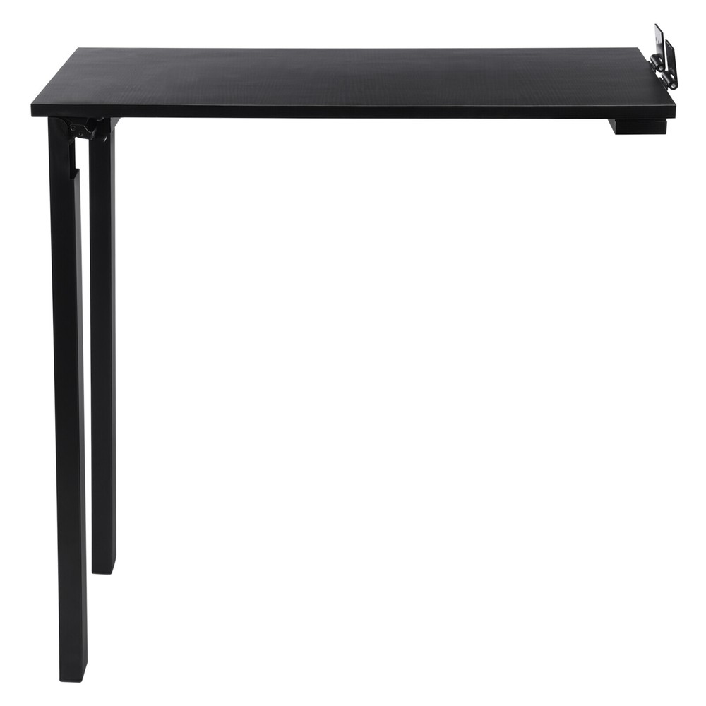 75*40cm Black Folding Dining Table Wall Mounted Folding Table For Home Offices