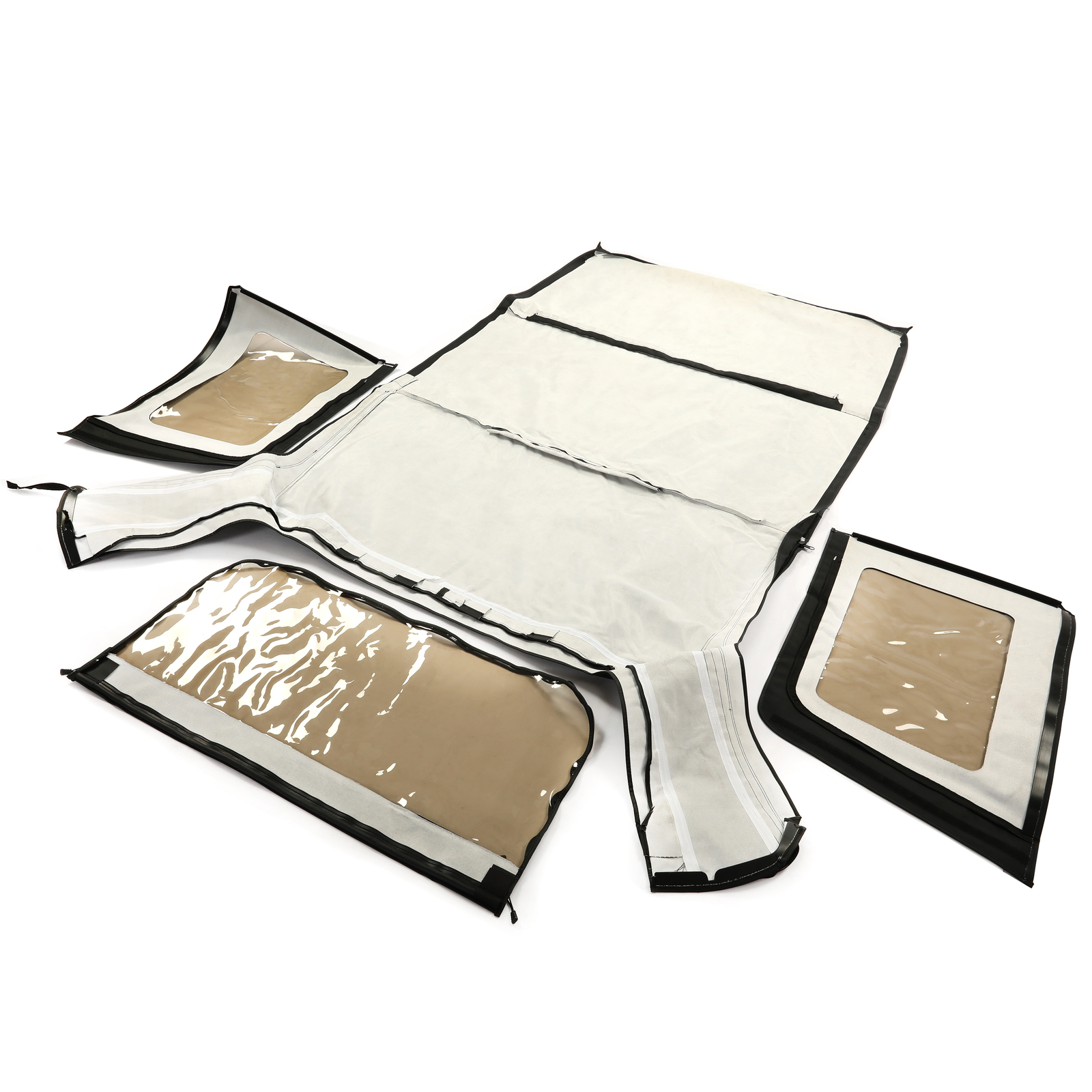 REPLACEMENT BLACK SOFT TOP W/ WINDOWS 9085235 FOR 10-18 JEEP WRANGLER UNLIMITED