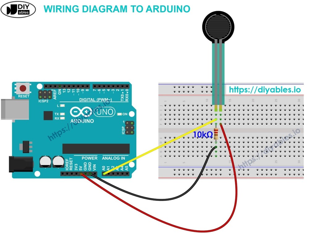 Force Sensor FSR402 for Arduino ESP32 ESP8266 Raspberry Pi