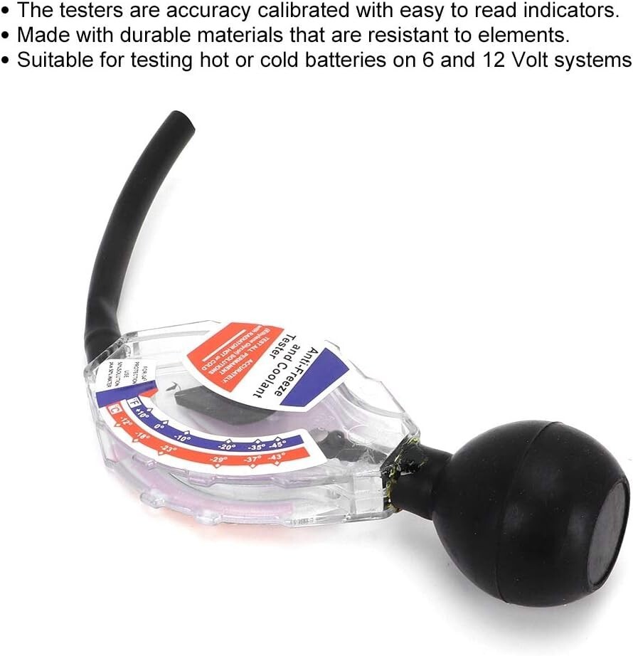 Coolant Antifreeze Tester High Accuracy Dial Type Hydrometer