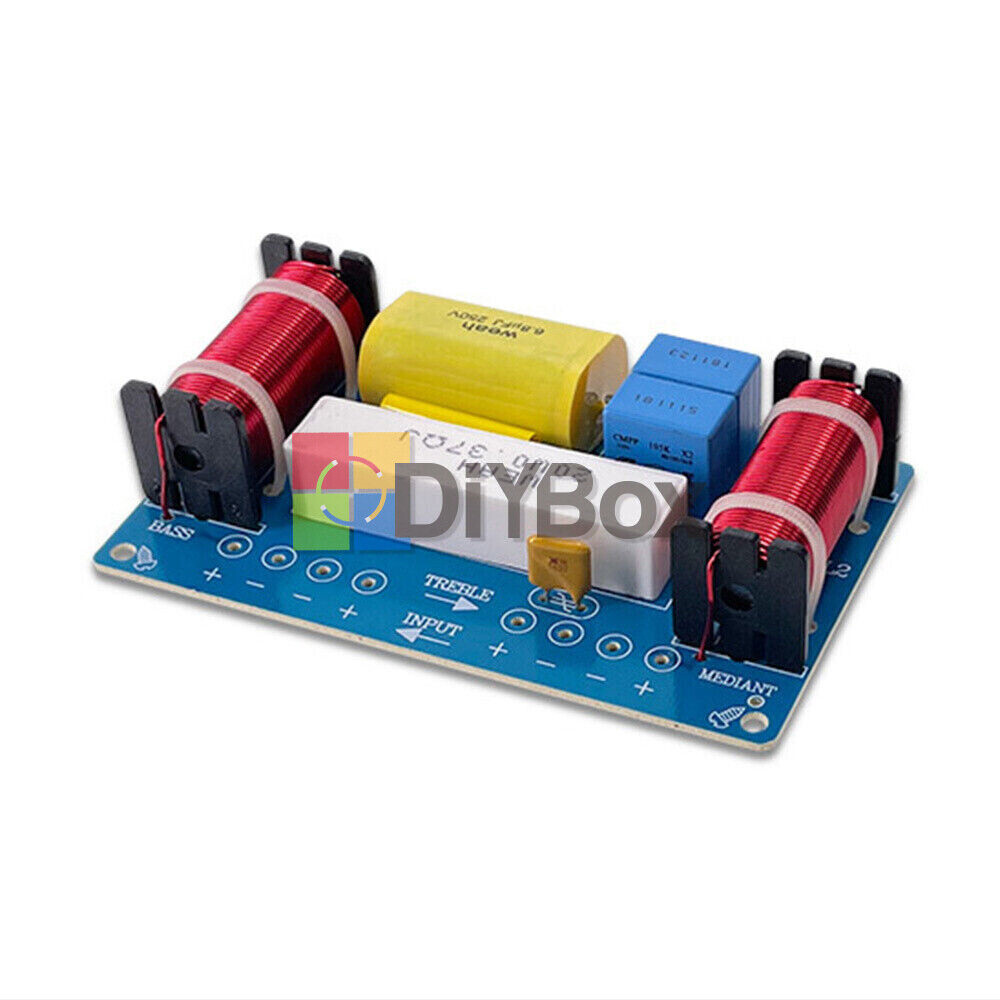 Crossover 3way Crossover Filter HiFi Speaker Modification Upgrade Filter 120W