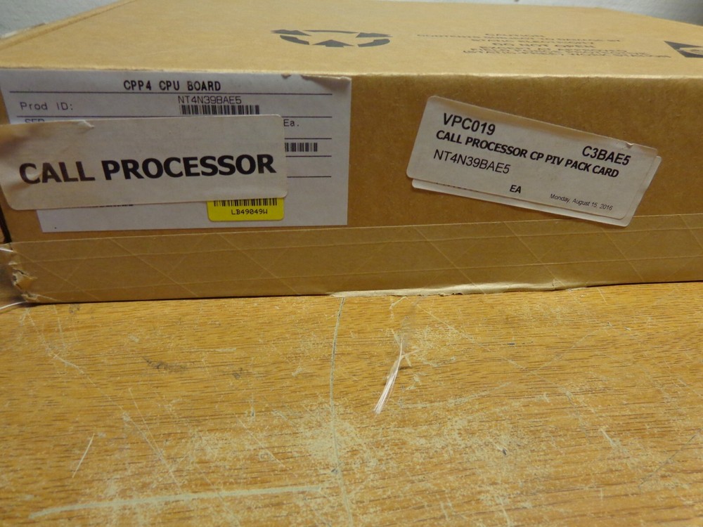 NEW Nortel NT4N39BAE5 Call Processor CP PIV Call Processor Card
