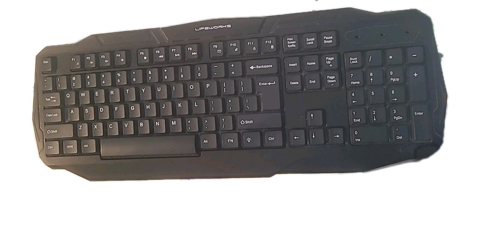 Lifeworks Samurai RGB Wired Keyboard - Black (LW-BL-GK1008B)