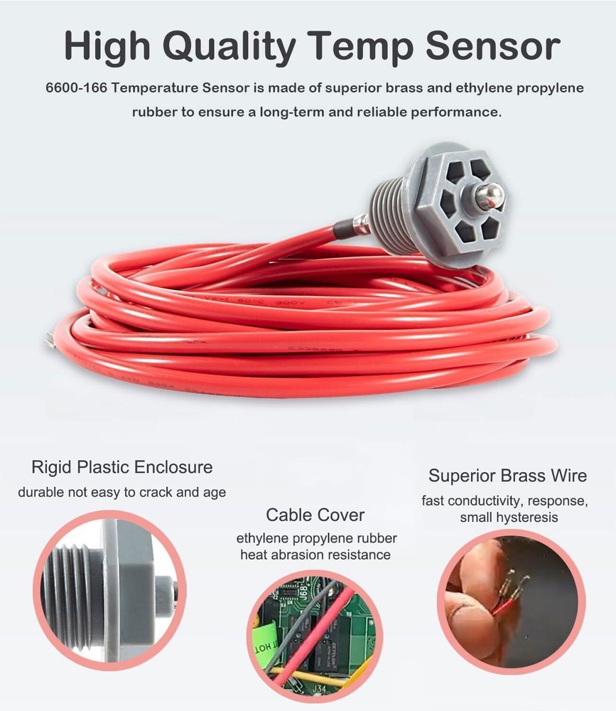 6600-166 Temperature Sensor for Sundance Spa Jacuzzi Aspen Hot Tubs Temp Sensor