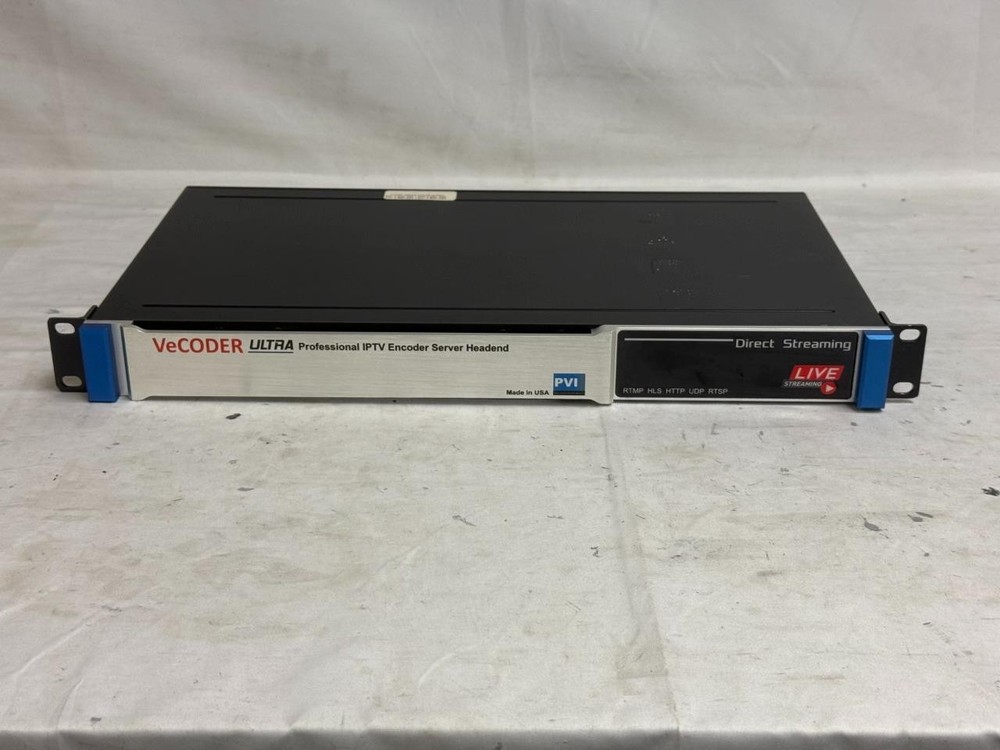 ProVideoInstruments Vecoder Ultra IP MkII Professional 8-Channel Encoder Server