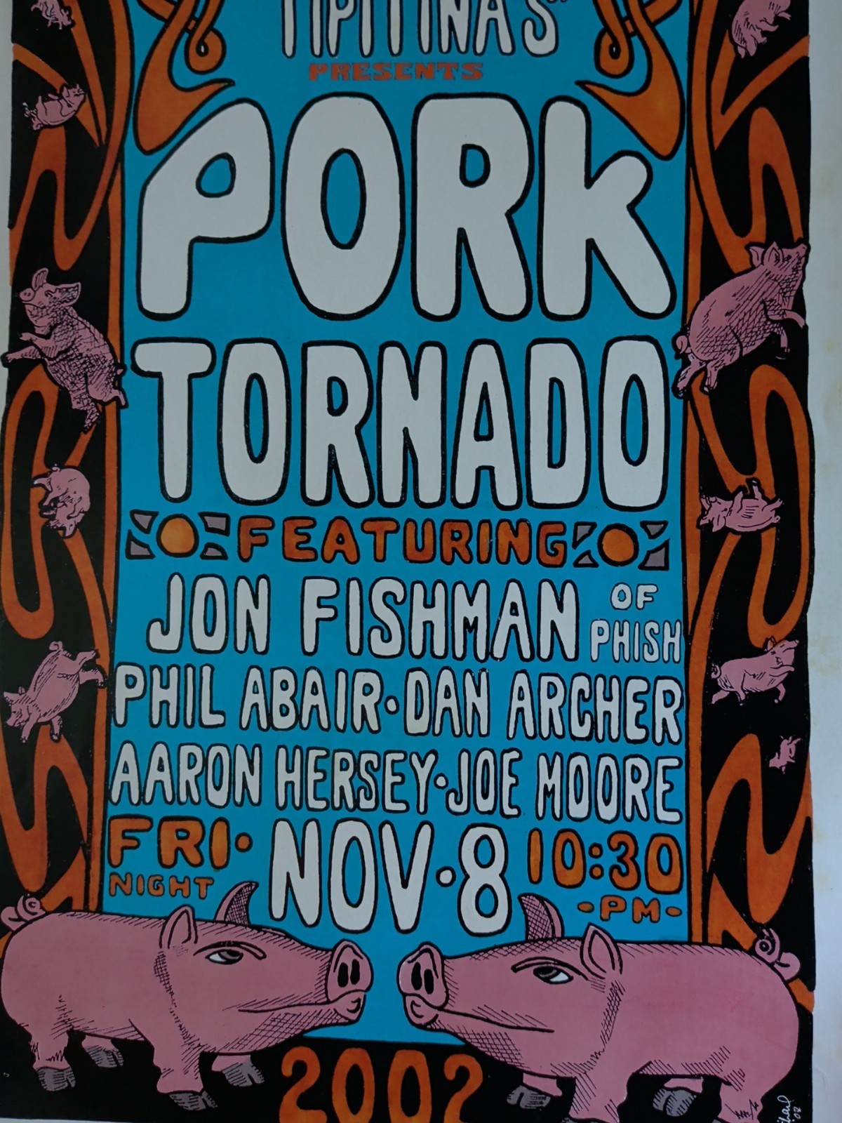 Pork Tornado Poster Tipitinas New Orleans Jon Fishman