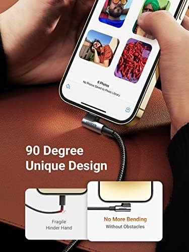 3-Foot Lightning Cable with 90 Degree Angle