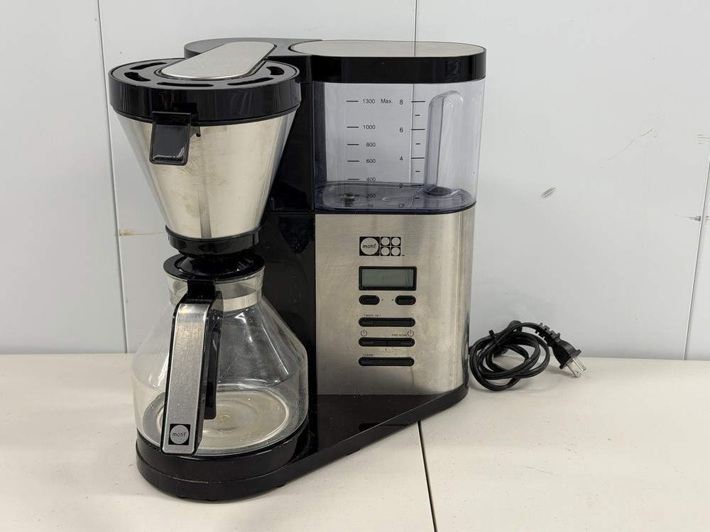 Motif Coffee Maker Elements Pour Over Thermal Carafe Programmable Stainless