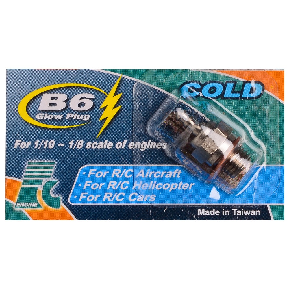 Glow Plug Nitro Motor No. 6 Cold FORCE Engine B6 GP11 252005