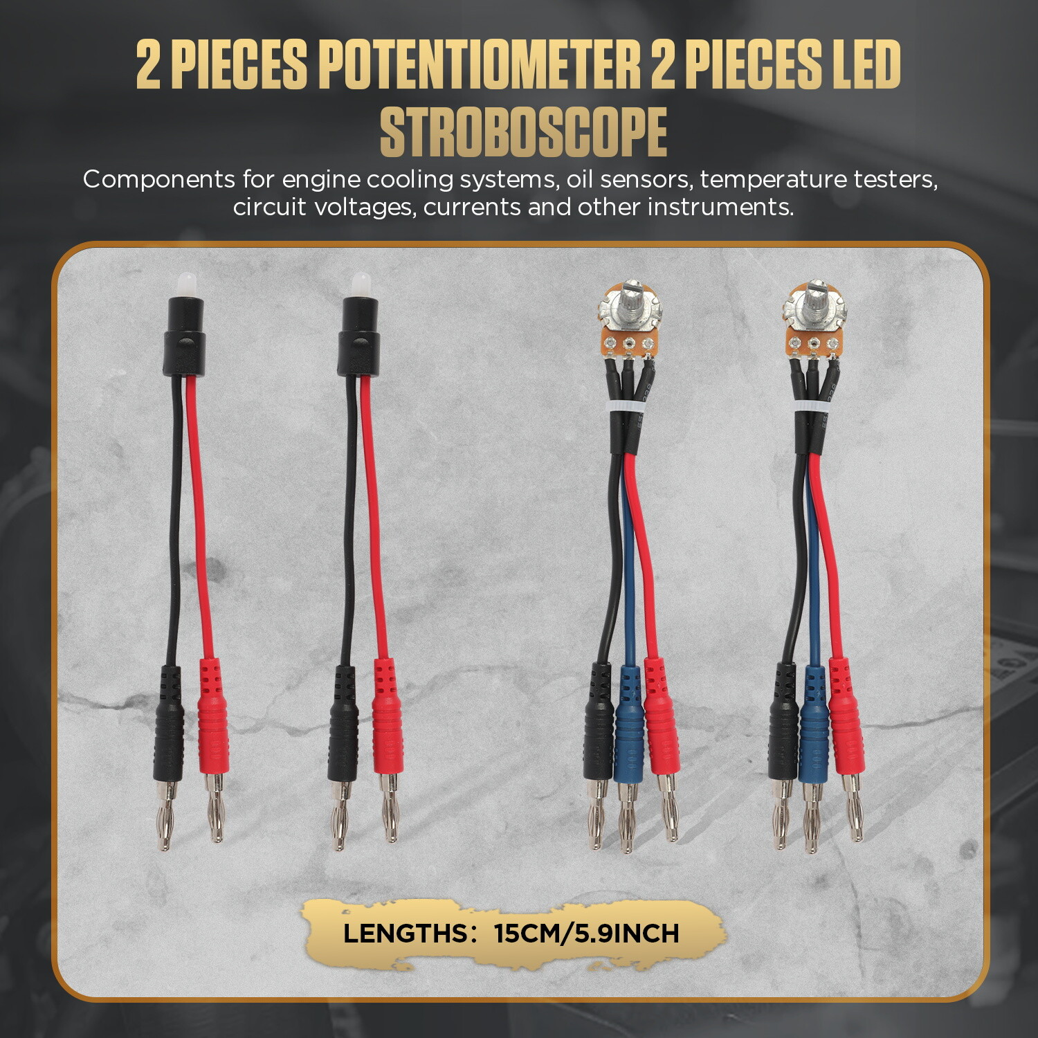 Multimeter Test Leads Kit Automotive Electrical Circuit Test Leads Diagnostic