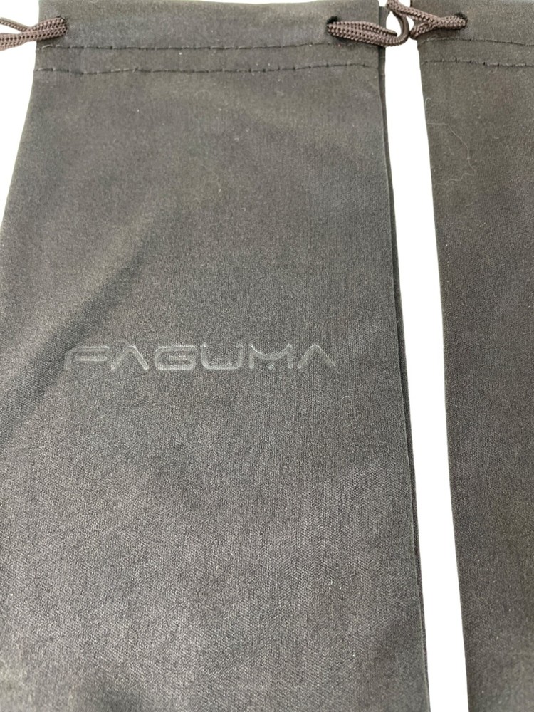 Faguma Sunglasses Brown Drawstring Dust Pouch Bag Empty