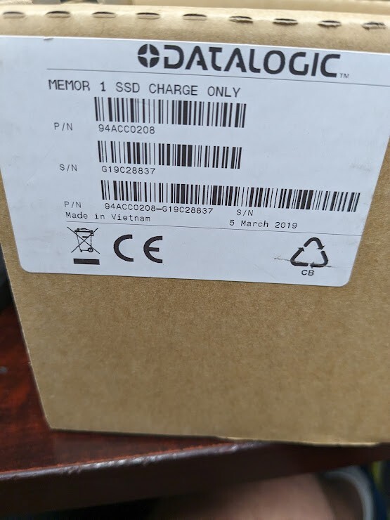 Datalogic Memor 1 Docking station single w/ charging cable.