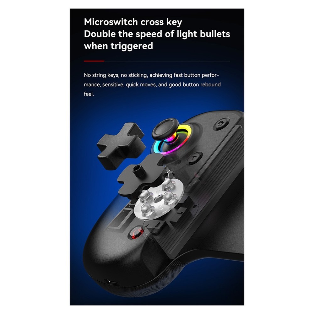 D8 PRO Stretch Gamepad for Dual Hall Somatic Macro Programming for /7025