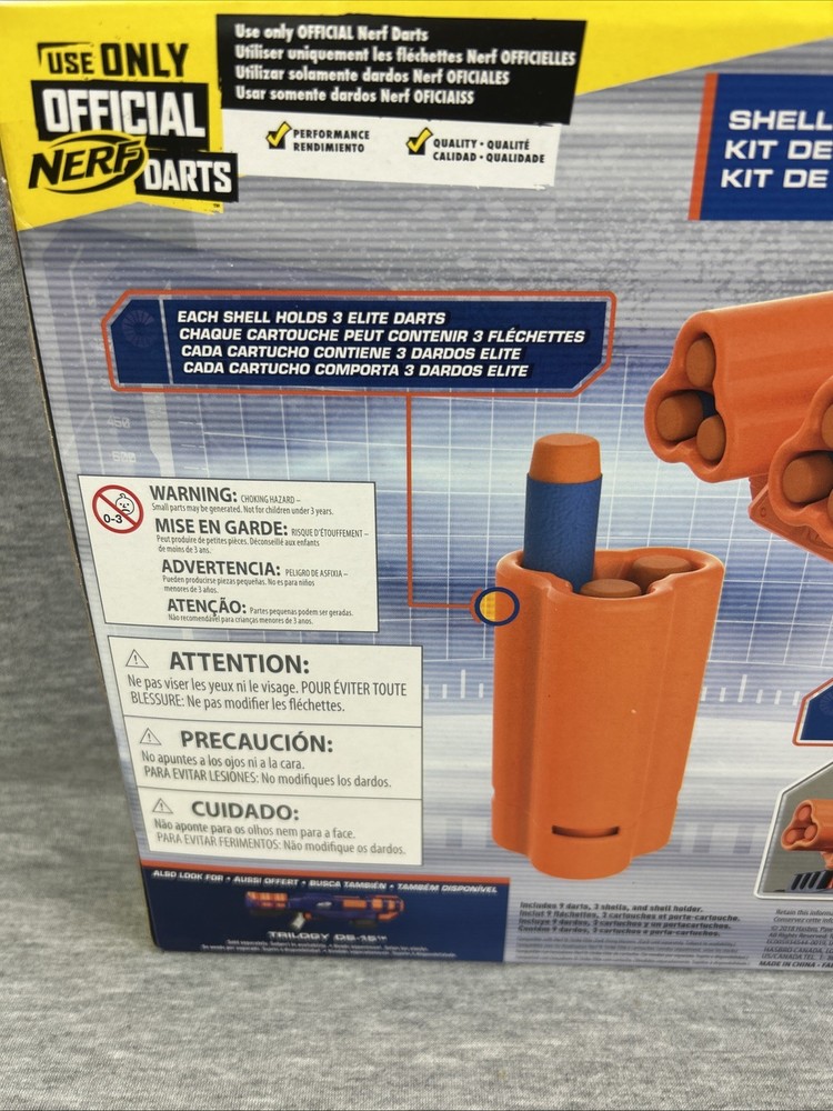 Nerf E3461 N-Strike Elite Shell Upgrade Kit Trilogy Shellstrike NEW