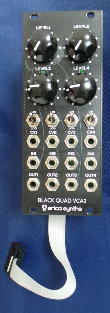 Erica Synths Black Quad VCA 2 VCA Eurorack Module