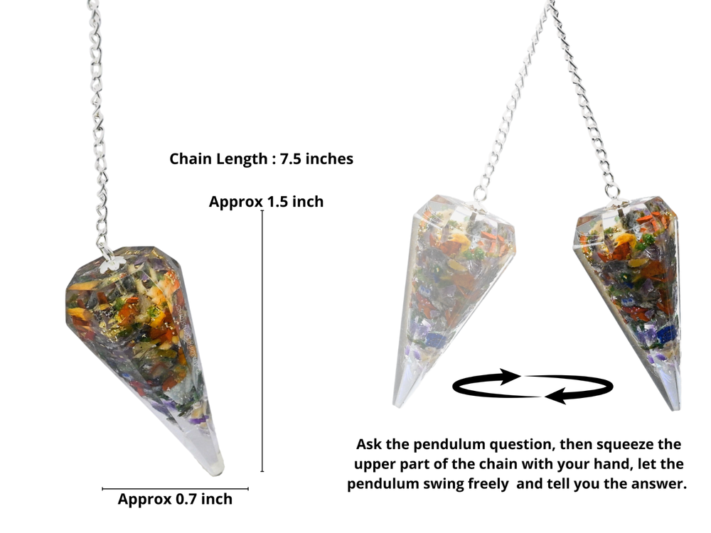 Multi Chakra Orgone Pendulum