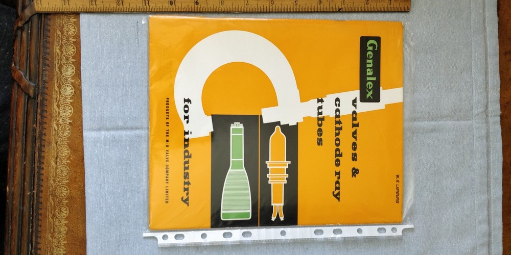 1959 Genalex ~ Valves & cathode ray Tubes ~ Catalog