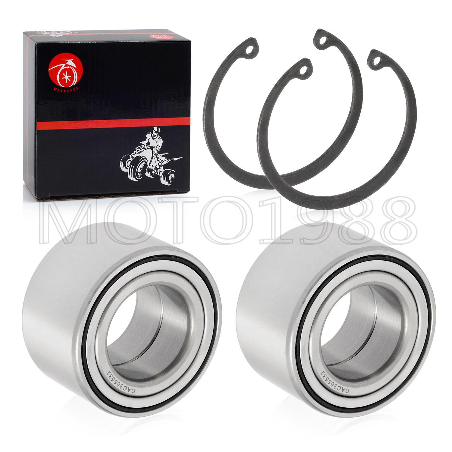 Rear Wheel Bearings & Ring For Polaris Sportsman 335 400 450 500 570 600 700 800