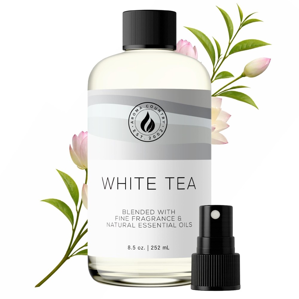 Aroma Country White Tea Diffuser Oil - Luxury Essential Oils for Diffuser Ref...