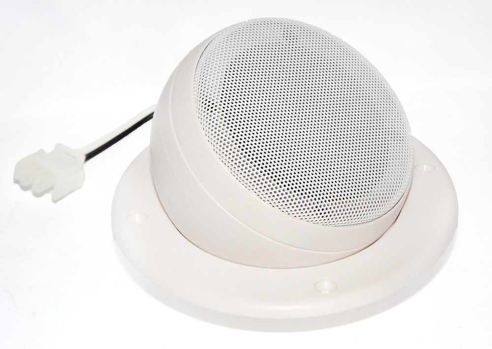 Adjustable Angle 3" Home RV Theater White Satellite Speaker - Ceiling Wall Mount