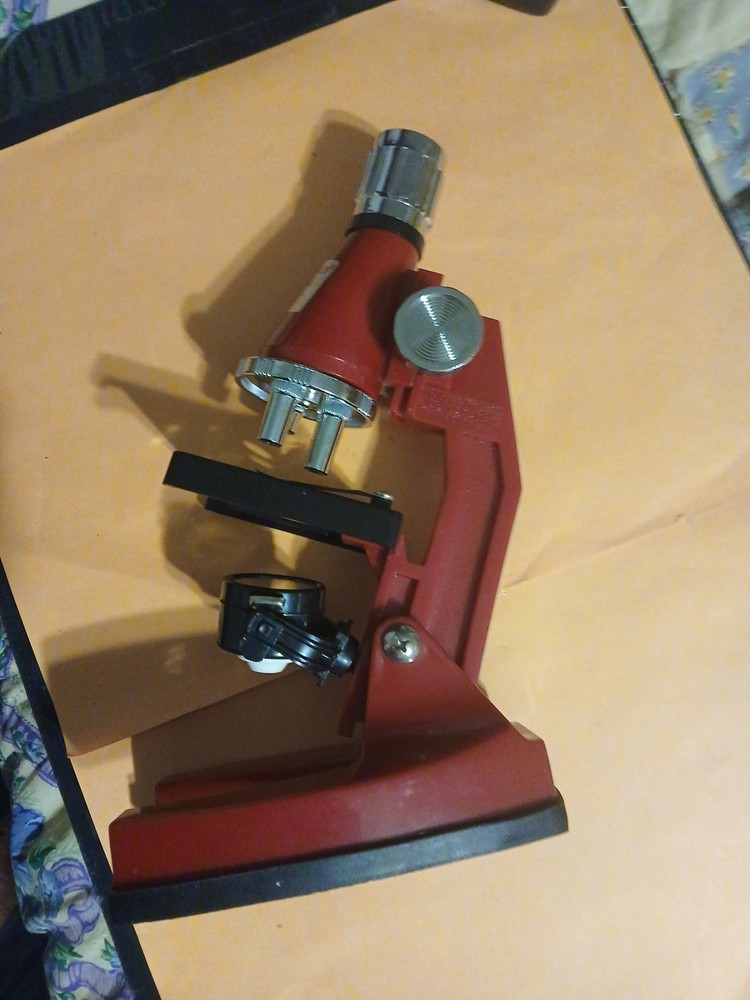 TASCO Discovery Workshop Microscope Set w/ Case & Projector Hood 1991