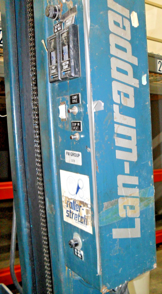 LANTECH STS-80LB Semi-Automatic Stretch Wrapper USED 48" platform 110 V