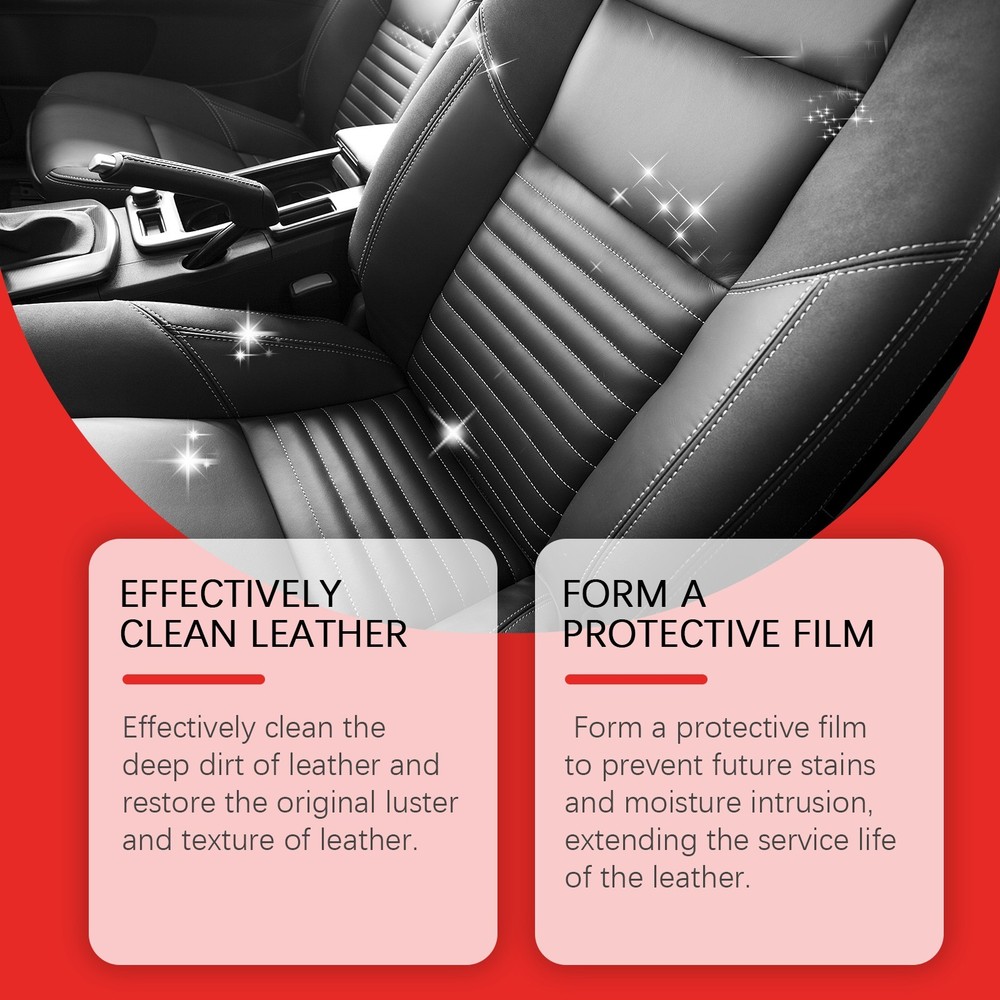 Car interior leather renovation paste