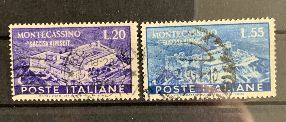 Italy 1951 Montecassino Set Fine Used