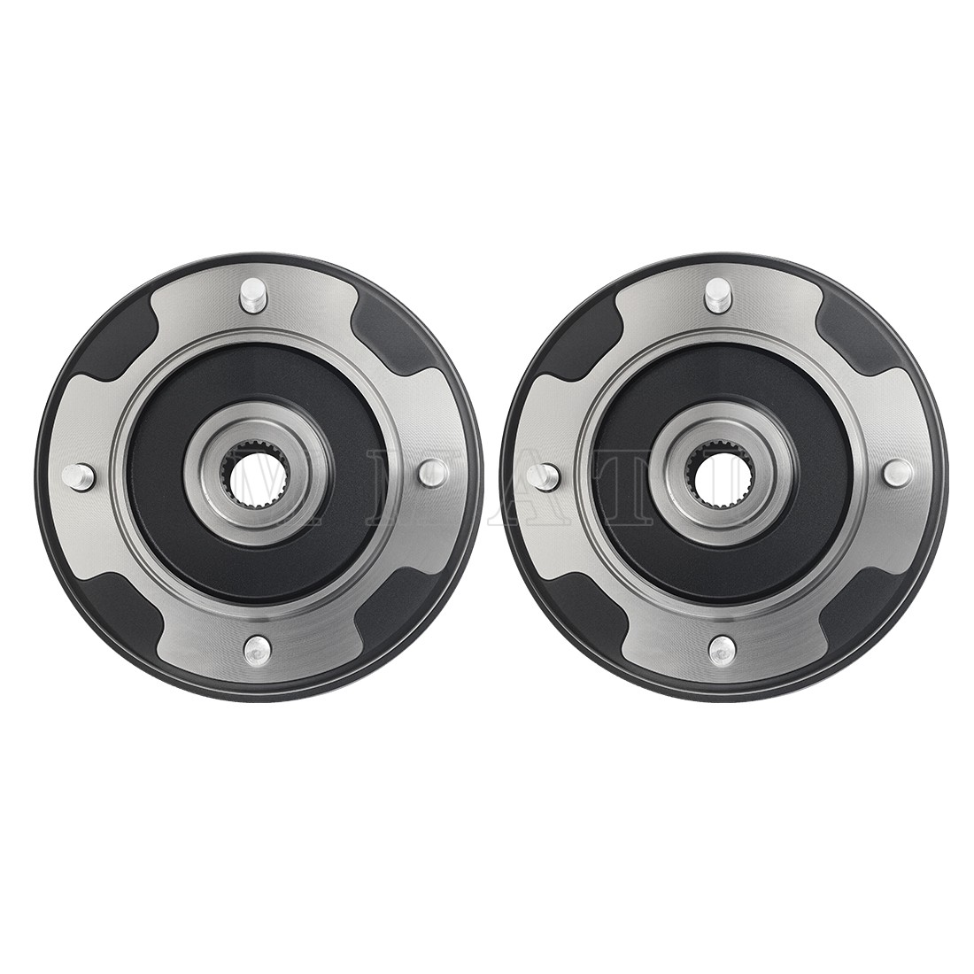 2 X Rear Wheel Brake Drum Hub & Brake Shoes for Kawasaki KAF300 Mule 500 520 550