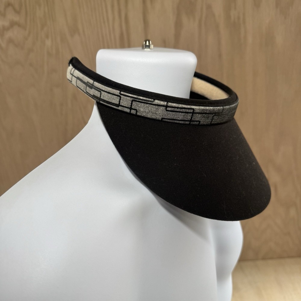 Ping Women’s Golf Visor OSFM - Black Pattern Rhinestones