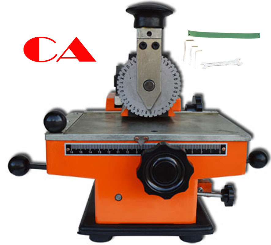 Semi-automatic Plate Embossing Machine Metal Marking Machine Sheet Embosser