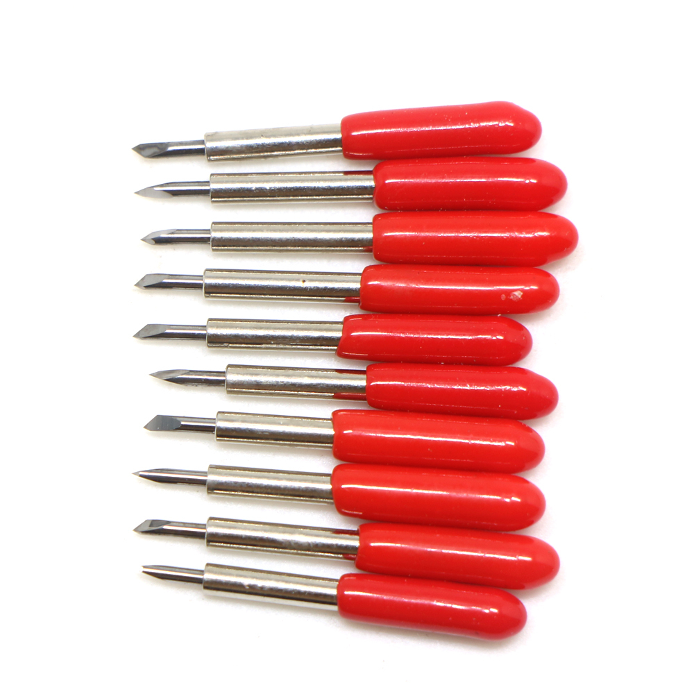 10pcs 45° degree Cutting Plotter Tungsten Blade Carbide for Roland Cutter