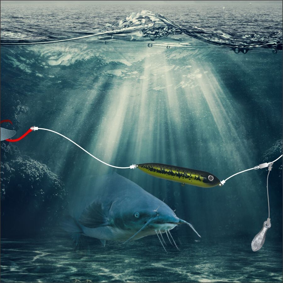 Catfish Drift Float, Bobber, Cork, 3.75" (Frog) 3qty