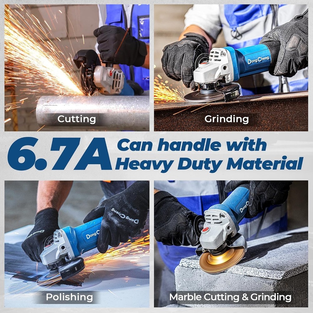 High-Speed Electric Grinder - Cutting & Grinding Wheels