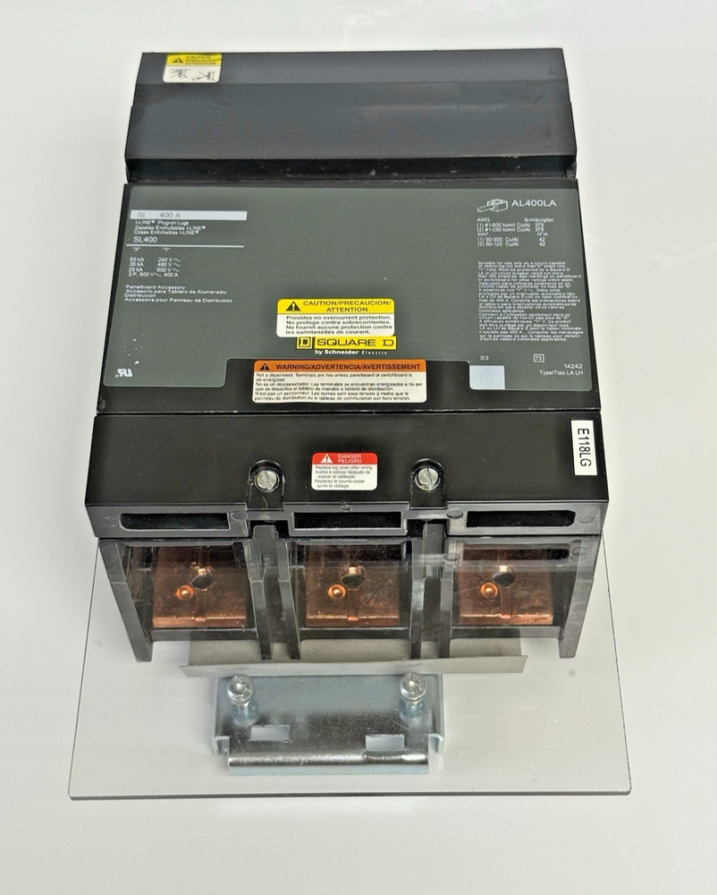 Square D SL400 I-Line Plug-On Sub-Feed Lug 400A 3-Pole 600V