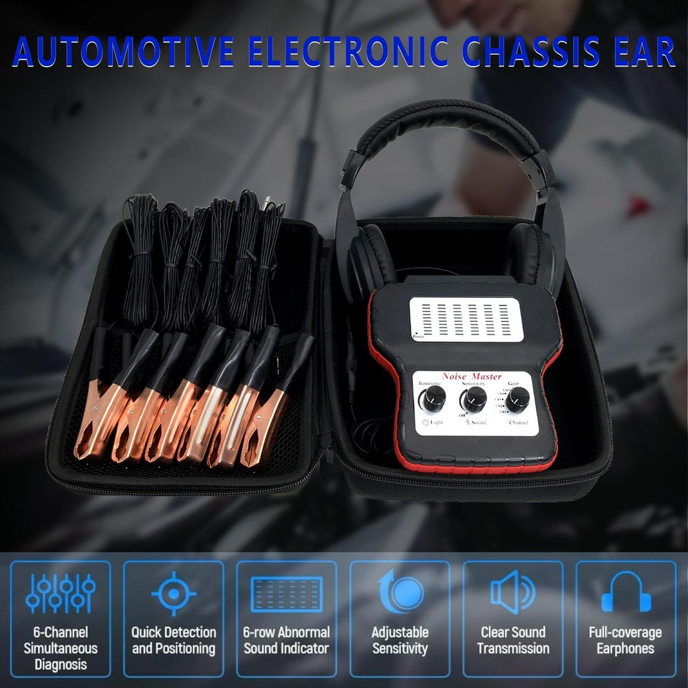 Chassis Ears Electronic Stethoscope Diagnostic Kit with Headphones, Electronic E