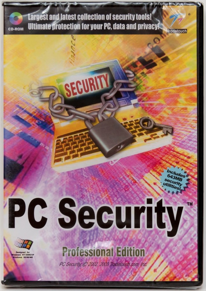 PC Security Professional Edition Tradetouch data protection software CD-ROM new