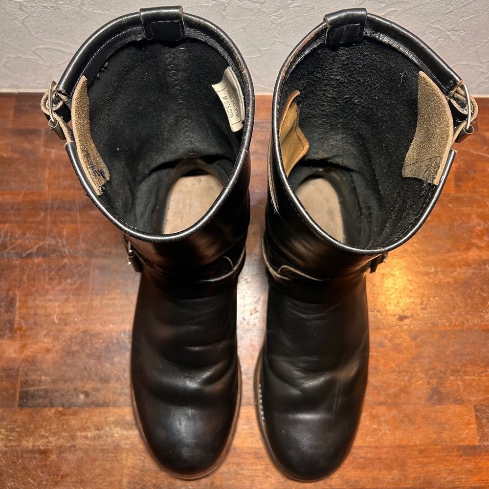 RedWIng Boots 8270 Leather Black Engineer Boots Size 9D