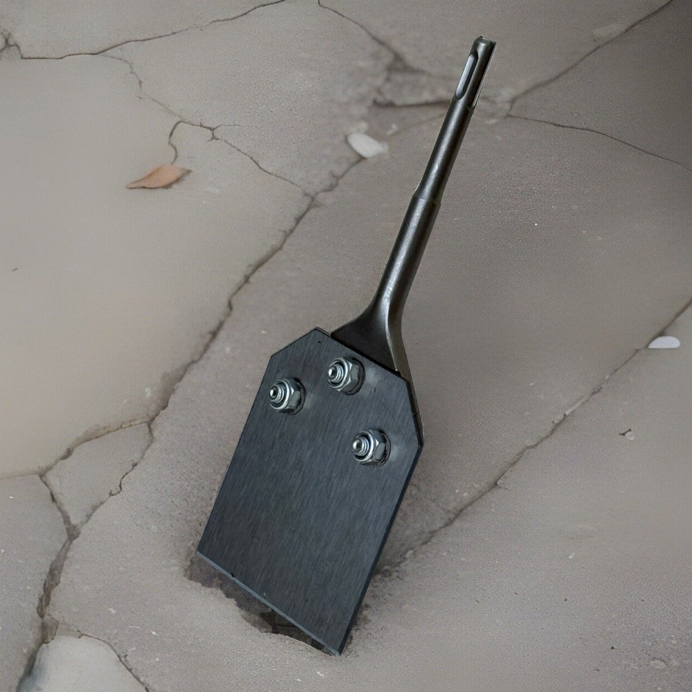 SDS Plus 4” Wall Floor Scraper Tile & Thinset Scaling Chisel Adhesive Removal