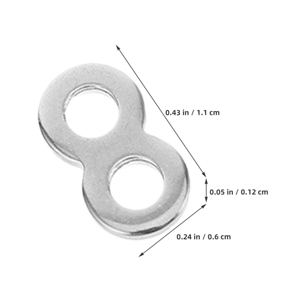 100Pcs Table Top Fasteners 8 Figure Fasteners Tabletop Fasteners Hardware