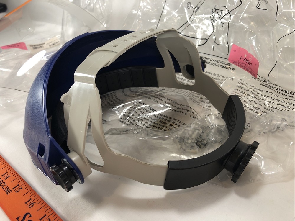 Tuff Master Face Shield Headgear - Ratchet Adjustment With Clear Shield- NEW