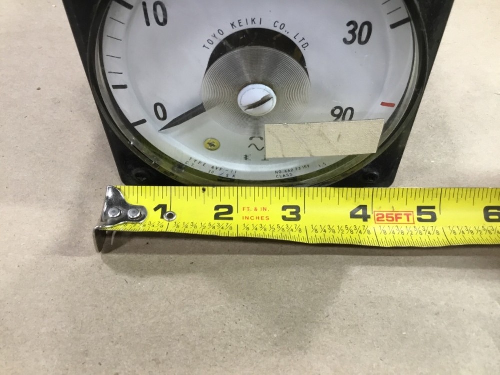 Toyo Keiki AVF-11 Panel Meter 0-30 #100B8TK