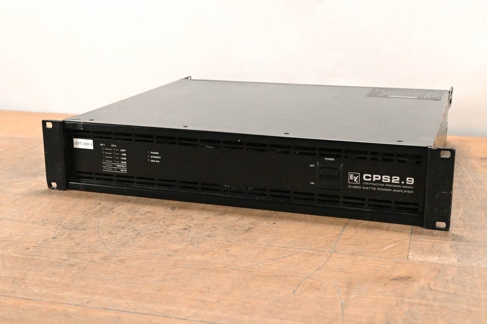 Electro-Voice (EV) CPS2.9 2-Channel Power Amplifier CG01TQA