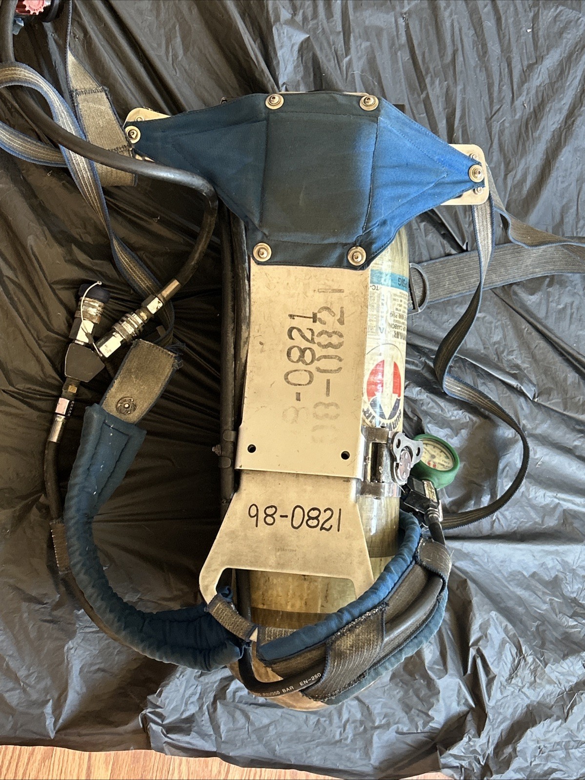 Survivair compressed air tank (EMPTY) 4500PSIG 60Min 917162 L87G-1 USED