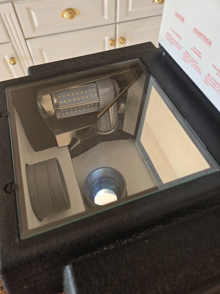 ARTOGRAPH AG100 ART PROJECTOR TESTED WITH CORN LED BULBS