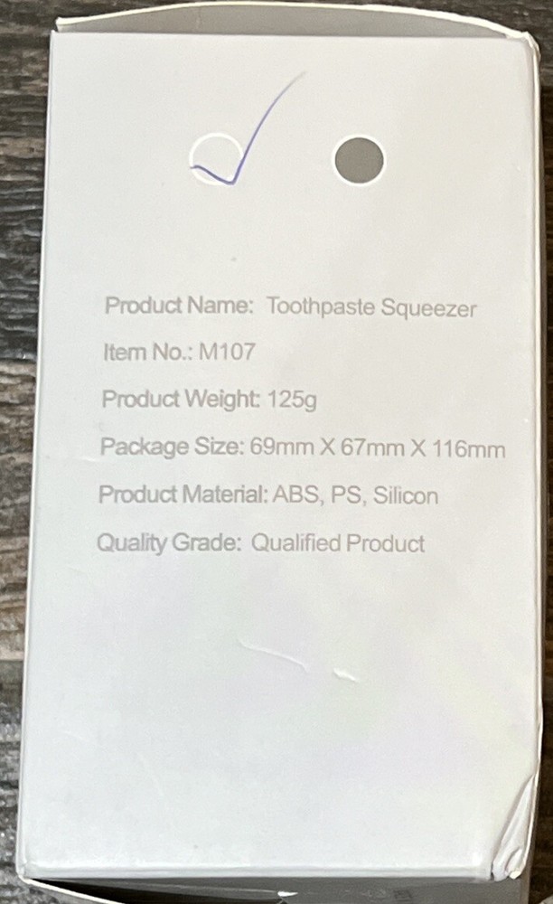 MOPMS Toothpaste Squeezer Gray NEW