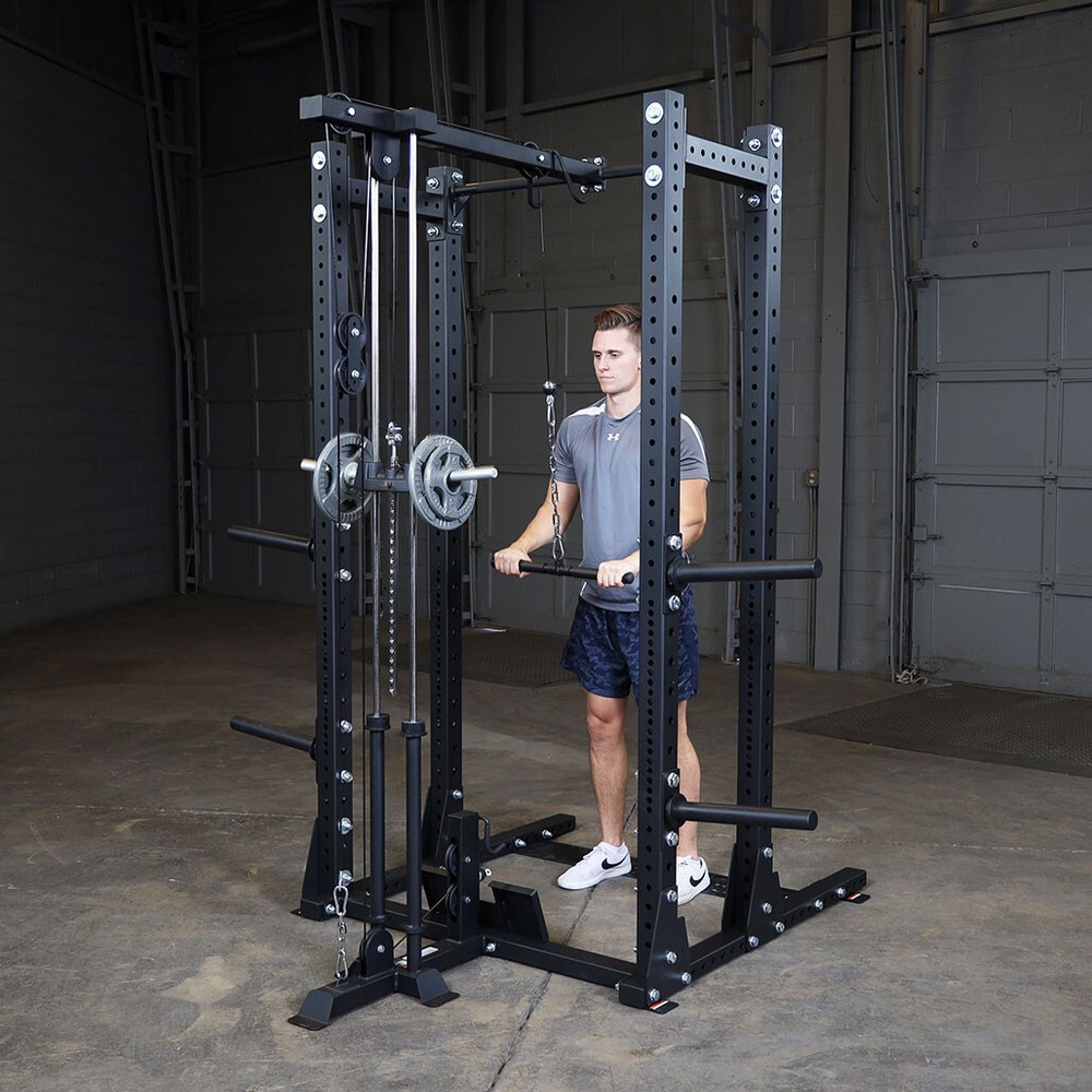 Body-Solid Half Rack Lat Attachment for the SPR500