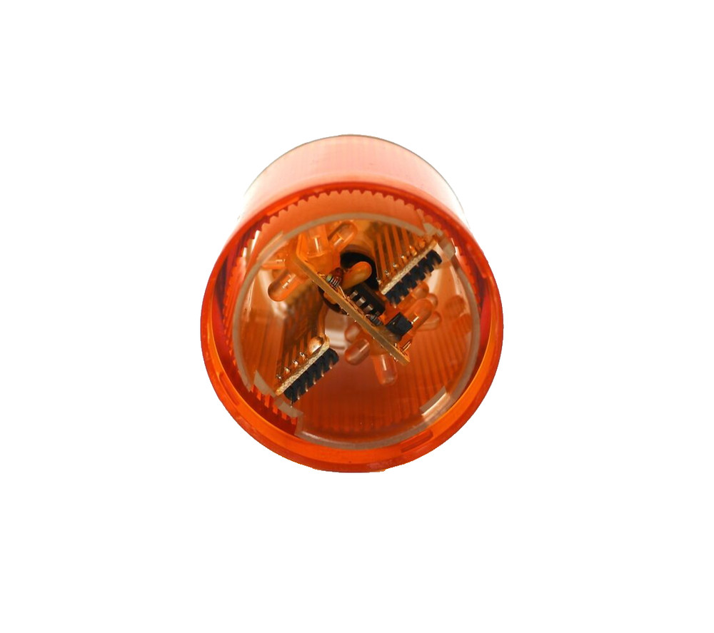 Eaton Cutler Hammer E26BAV2 Amber Stacklight LED Lens w/ Diffuser 6W